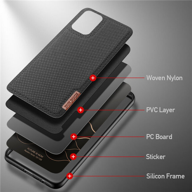 Dux Ducis - Hoesje geschikt voor Xiaomi Redmi Note 10 - Fino Series - Back Cover - Licht Blauw