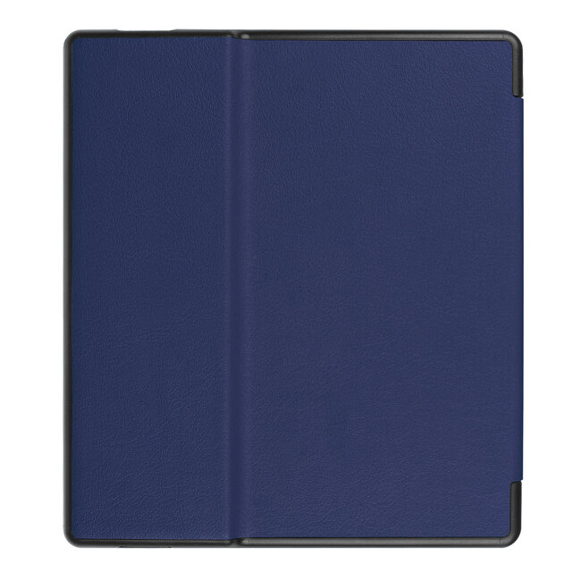 Case2go - E-reader Hoes geschikt voor Kindle Oasis (2019) - Tri-Fold Book Case - Donker Blauw