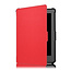 Case2go - E-reader Hoes geschikt voor Kobo Clara HD - Sleepcover - Auto/Wake functie - Magnetische sluiting - Rood