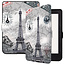 Case2go Case2go - E-reader Hoes geschikt voor Kobo Nia - Sleepcover - Auto/Wake functie - Magnetische sluiting - Eiffeltoren