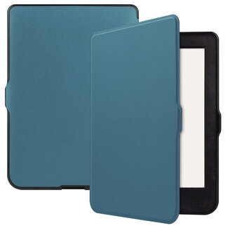 Case2go Case2go - E-reader Hoes geschikt voor Kobo Nia - Sleepcover - Auto/Wake functie - Magnetische sluiting - Donker Groen