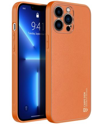 Dux Ducis - Hoesje geschikt voor iPhone 13 Pro Max - Yolo Series - Oranje afbeelding