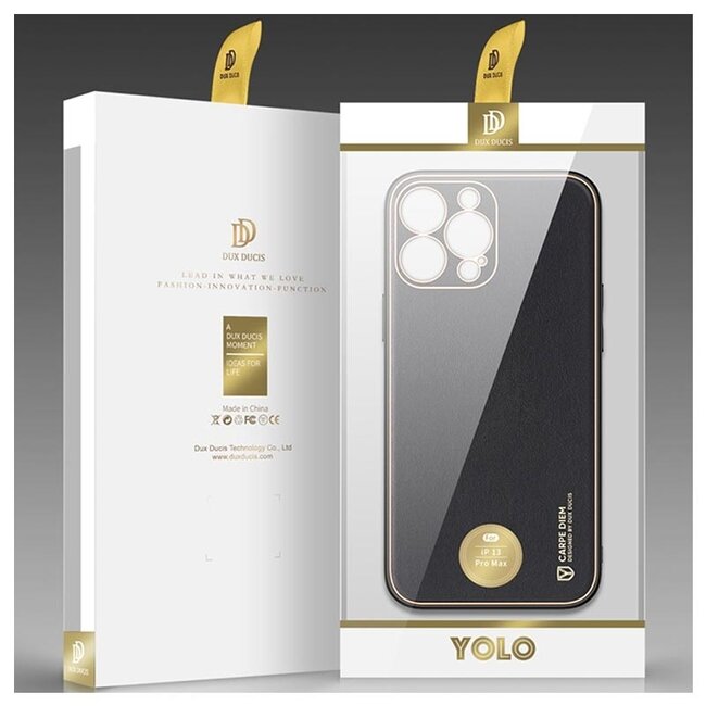 Dux Ducis - Hoesje geschikt voor iPhone 13 Pro Max - Yolo Series - Zwart