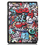 Case2go - Tablet Hoes geschikt voor de Microsoft Surface Go 3 - Tri-Fold Book Case - Graffiti