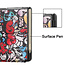 Case2go - Tablet Hoes geschikt voor de Microsoft Surface Go 3 - Tri-Fold Book Case - Graffiti