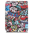 Case2go Case2go - Tablet hoes geschikt voor Microsoft Surface Go / Go 2 / Go 3 / Go 4 - Tri-Fold Book Case - Graffiti