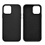 WIWU -  Telefoon Hoesje geschikt voor iPhone 12 / 12 Pro - Calfskin Back Cover - Zwart