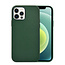 WIWU -  Telefoon Hoesje geschikt voor iPhone 12 / 12 Pro - Calfskin Back Cover - Groen