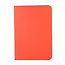 Case2go - Tablet hoes geschikt voor Apple iPad Mini 6 (2021) / Mini 7 (2024) - 8.3 Inch - Draaibare Book Case Cover - Oranje