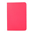 Case2go - Tablet hoes geschikt voor Apple iPad Mini 6 (2021) / Mini 7 (2024) - 8.3 Inch - Draaibare Book Case Cover - Magenta