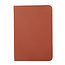 Case2go - Tablet hoes geschikt voor iPad Mini 6 (2021) - 8.3 Inch - Draaibare Book Case Cover - Bruin