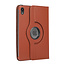 Case2go Case2go - Tablet hoes geschikt voor iPad Mini 6 (2021) - 8.3 Inch - Draaibare Book Case Cover - Bruin