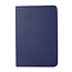 Case2go - Tablet hoes geschikt voor iPad Mini 6 (2021) - 8.3 Inch - Draaibare Book Case Cover - Donker Blauw