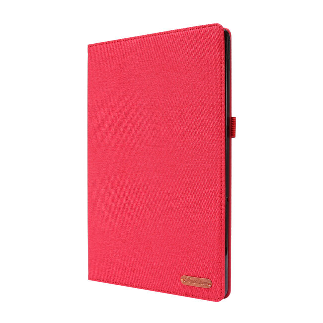 Case2go - Tablet hoes geschikt voor Lenovo Tab P11 Pro - 11.5 Inch - Book Case met Soft TPU houder - Rood