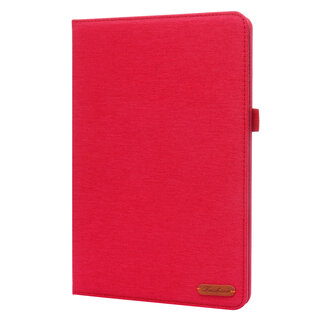 Case2go Case2go - Tablet hoes geschikt voor Lenovo Tab P11 - 11 Inch - Book Case met Soft TPU houder - Rood