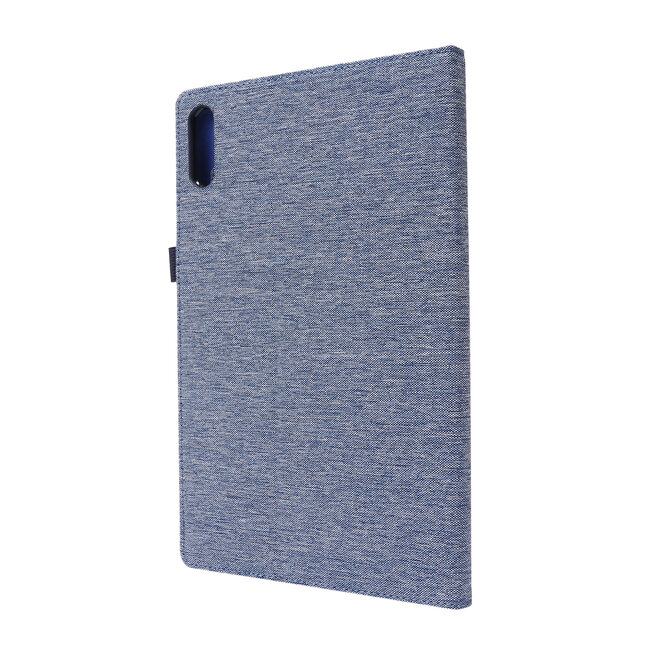 Case2go - Tablet hoes geschikt voor Lenovo Tab P11 - 11 Inch - Book Case met Soft TPU houder - Blauw