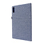 Case2go - Tablet hoes geschikt voor Lenovo Tab P11 - 11 Inch - Book Case met Soft TPU houder - Blauw