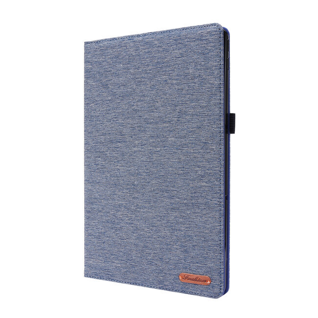 Case2go - Tablet hoes geschikt voor Lenovo Tab P11 - 11 Inch - Book Case met Soft TPU houder - Blauw