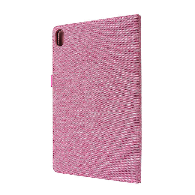 Case2go - Tablet hoes geschikt voor Lenovo Tab P11 - 11 Inch - Book Case met Soft TPU houder - Roze
