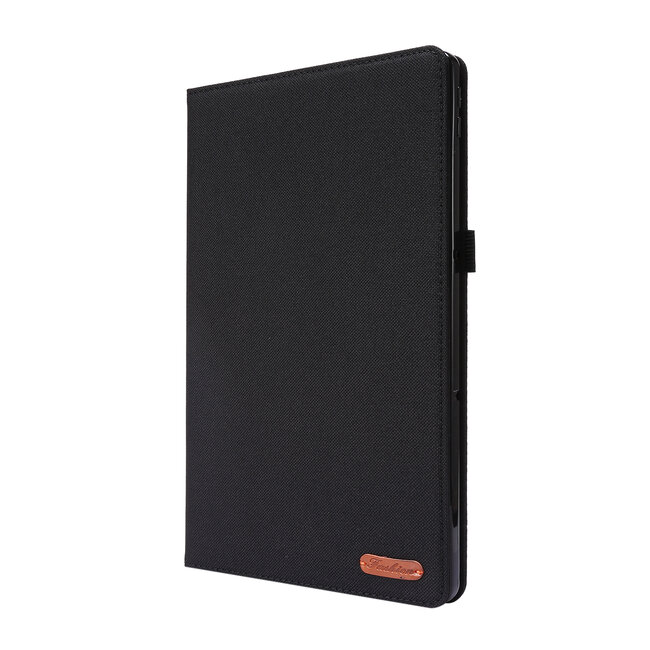 Case2go - Tablet hoes geschikt voor Lenovo Tab P11 - 11 Inch - Book Case met Soft TPU houder - Zwart