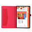 Case2go - Tablet hoes geschikt voor iPad Pro 2020 - 12.9 Inch - Book Case met Soft TPU houder - Rood