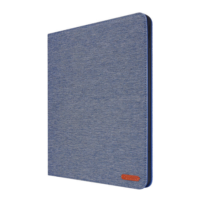 Case2go - Tablet hoes geschikt voor iPad Pro 2020 - 12.9 Inch - Book Case met Soft TPU houder - Blauw