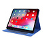 Case2go - Tablet hoes geschikt voor iPad Pro 2020 - 12.9 Inch - Book Case met Soft TPU houder - Blauw