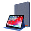 Case2go - Tablet hoes geschikt voor iPad Pro 2020 - 12.9 Inch - Book Case met Soft TPU houder - Blauw