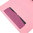 Case2go - Tablet hoes geschikt voor iPad Pro 2020 - 12.9 Inch - Book Case met Soft TPU houder - Roze