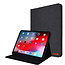 Case2go - Tablet hoes geschikt voor iPad Pro 2020 - 12.9 Inch - Book Case met Soft TPU houder - Zwart