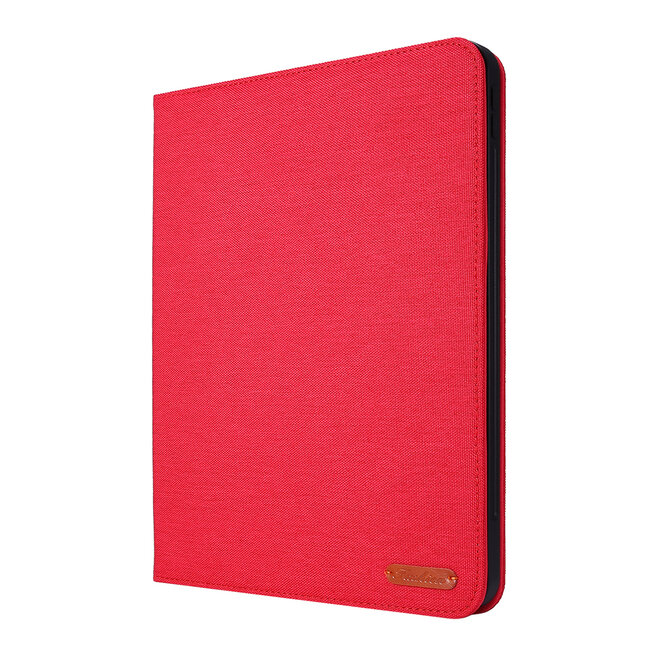 Case2go - Tablet hoes geschikt voor iPad Pro 2020 - 11 Inch - Book Case met Soft TPU houder - Rood