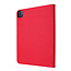 Case2go - Tablet hoes geschikt voor iPad Pro 2020 - 11 Inch - Book Case met Soft TPU houder - Rood