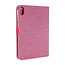 Case2go - Tablet hoes geschikt voor iPad Mini 6 (2021) - 8.3 Inch - Book Case met Soft TPU houder - Roze