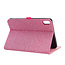 Case2go - Tablet hoes geschikt voor iPad Mini 6 (2021) - 8.3 Inch - Book Case met Soft TPU houder - Roze