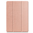 Tablet hoes geschikt voor iPad 2021 / 2020 / 2019 Hoes met Apple Pencil Houder &amp; Auto Sleep/Wake functie - Tri-Fold book Case - 10.2 inch - Rosé Goud