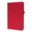 Case2go - Tablet hoes geschikt voor Samsung Galaxy Tab A8 (2022 &amp; 2021) - 10.5 Inch - Book Case met Soft TPU houder - Rood