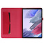 Case2go - Tablet hoes geschikt voor Samsung Galaxy Tab A8 (2022 &amp; 2021) - 10.5 Inch - Book Case met Soft TPU houder - Rood