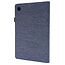 Case2go - Tablet hoes geschikt voor Samsung Galaxy Tab A8 (2022 &amp; 2021) - 10.5 Inch - Book Case met Soft TPU houder - Blauw