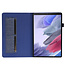 Case2go - Tablet hoes geschikt voor Samsung Galaxy Tab A8 (2022 &amp; 2021) - 10.5 Inch - Book Case met Soft TPU houder - Blauw
