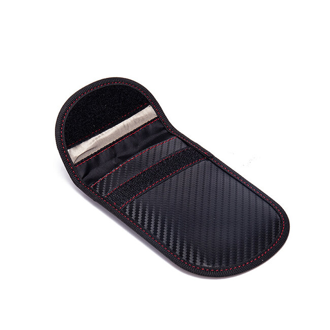 Case2go - Autosleutel Hoesje - Antidiefstal Beschermhoes - RFID Blocking - Auto Sleutel Etui - 14 x 9 cm - Zwart