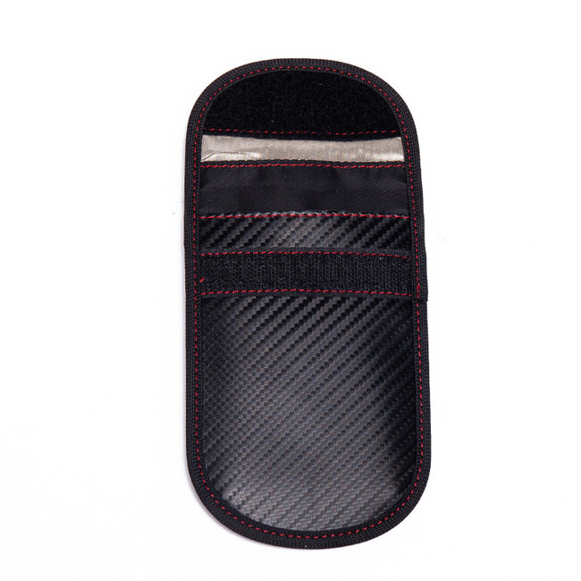 Case2go - Autosleutel Hoesje - Antidiefstal Beschermhoes - RFID Blocking - Auto Sleutel Etui - 14 x 9 cm - Zwart