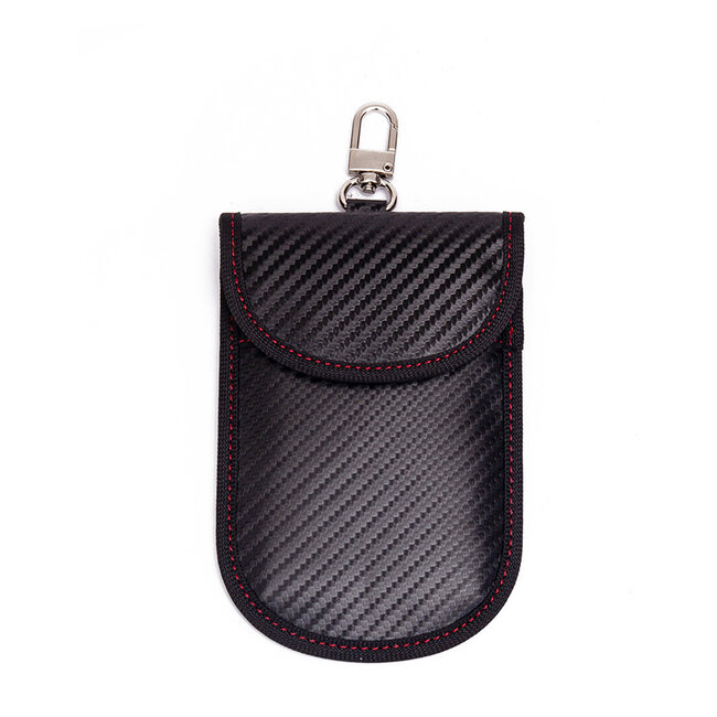 Case2go - Autosleutel Hoesje - Antidiefstal Beschermhoes - RFID Blocking - Auto Sleutel Etui - 14 x 9 cm - Zwart