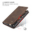 CaseMe - Hoesje geschikt voor Xiaomi Mi 11T - Wallet Book Case - Magneetsluiting - Donker Bruin