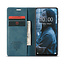 CaseMe - Hoesje geschikt voor Xiaomi Redmi Note 10 - Wallet Book Case - Magneetsluiting - Blauw