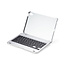 Case2go - Bluetooth Toetsenbord Tablet Hoes geschikt voor Apple iPad Mini 6 2021 - QWERTY - 8.3 inch - Zilver