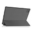 Case2go - Tablet hoes geschikt voor Samsung Galaxy Tab A8 (2022 & 2021) - 10.5 inch - Flexibel TPU - Tri-Fold Book Case - Grijs
