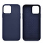 WIWU -  Telefoon Hoesje geschikt voor iPhone 12 / 12 Pro - Calfskin Back Cover - Blauw