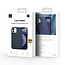 WIWU -  Telefoon Hoesje geschikt voor iPhone 13 - Calfskin Back Cover - Blauw