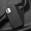 WIWU -  Telefoon Hoesje geschikt voor iPhone 13 - Calfskin Back Cover - Zwart