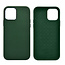 WIWU -  Telefoon Hoesje geschikt voor iPhone 13 - Calfskin Back Cover - Groen